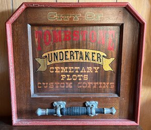 WWE Undertaker City Of Tombstone Wooden Wall Decor