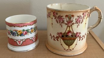 Royal Staffordshire & Stoke On Tent England Cups - 2 Pieces