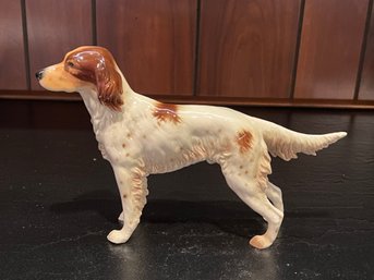 Goebel Porcelain English Setter Dog Figurine Made In Germany
