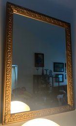 Large Gold Gilded Wood Frame Mirror