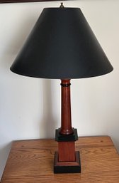 Edward Russell Style Wooden Table Lamp