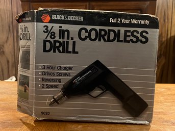 Black & Decker 3/8 Cordless Drill