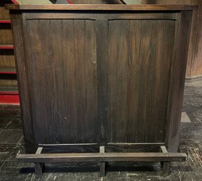 Vintage Wooden Standing Bar