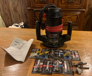 Craftsman Router Double Insulted With Accessories
