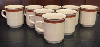 Dachi Stoneware Mugs - 8 Pieces