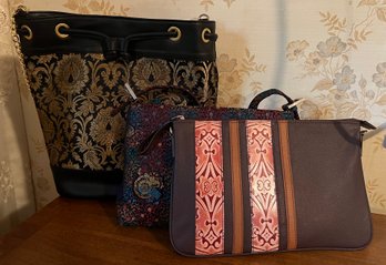 Assorted Handbags - 3 Pieces