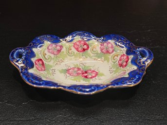 Hand Painted Floral Porcelain Bowl