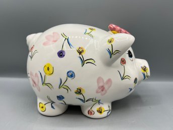Ceramic Hand Painted Piggy Bank