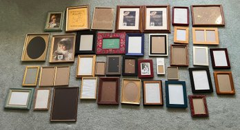 Assorted Lot Of Picture Frames - 38 Pieces