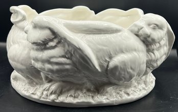 Italian Macys Ceramic Bunny Bowl