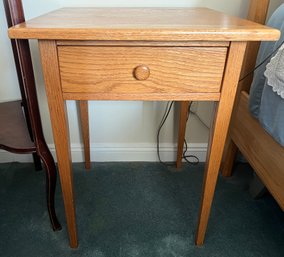 Single Drawer End Table