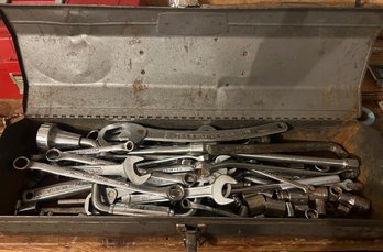 Loaded Craftsman Metal Toolbox Wrenches, Sockets