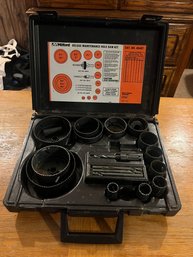 Milford Deluxe Maintenance Hole Saw Kit In Case