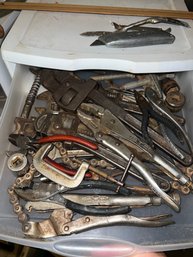 Assorted Lot Of Clamps & Pliers