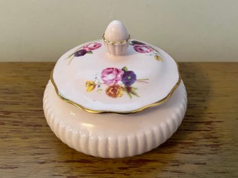 Royal Adderley Floral Pink Trinket Box