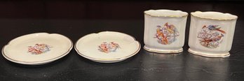 Rosenthal Germany Porcelain Dishes & Toothpick Holders - 4 Pieces