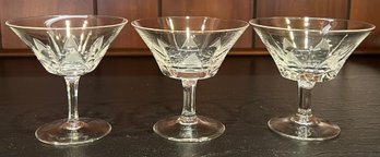 Crystal Liquor Glasses - 3 Pieces