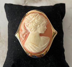 Cameo Costume Brooch