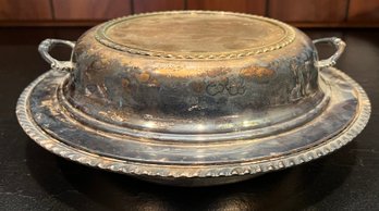 Sheffield Silver Co. EPC Silver Plate Covered Serving Dish