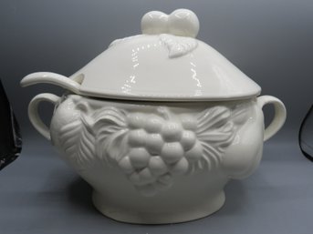 Over And Back Inc. Soup Tureen With Ladle