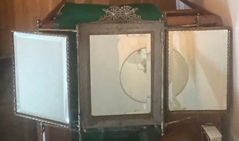 Tri Fold Table Top Mirror