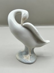 Lladro Preening Goose Porcelain Figurine