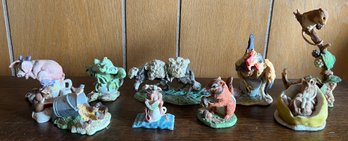 Aynsley Designs, Border Fine Arts & Holland Designs Assorted Animal Figurines - 10 Pieces