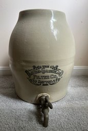 Antique Pasteur Chamberland Filter Co Dayton Ohio Stoneware Crock With Spigot