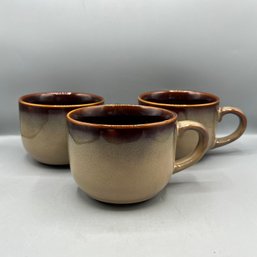 Sango Ceramic Mugs - 3 Pieces