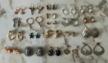 Costume Earrings, 21 Pairs