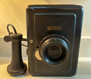 Antique Western Electric Wall Telephone