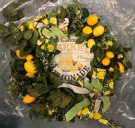 Farmers Market Lemon Wreath