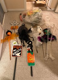 Halloween Decor Assorted Lot