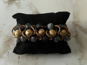 Vintage Beaded Costume Bracelet