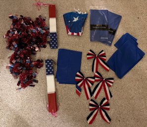 Fourth Of July Decor Assorted Lot