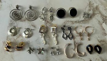 Assorted Costume Earrings, 13 Pairs