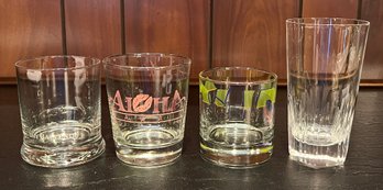 Assorted Glasses - 4 Pieces