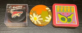 Assorted Coasters Lot - 13 Pieces