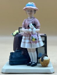 1985 Norman Rockwell Museum Collection Figurine Vacations Over