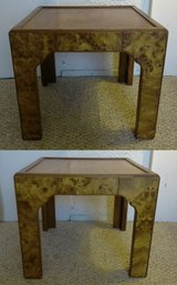 Heritage Chinoiserie Style End Tables - 2 Pieces