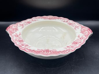 Bristol Crown Ducal England Red Bowl