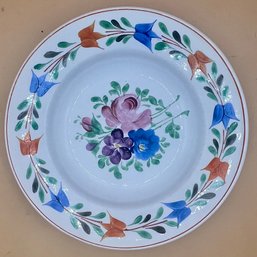 Hand Painted Floral Ceramic Bowl