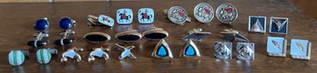 Mens Vintage Cufflinks - 28 Pieces