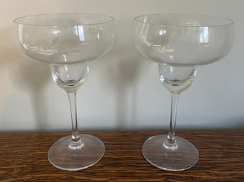 Crystal Margarita Glasses - 2 Pieces