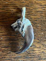 Bear Head Claw Pendant