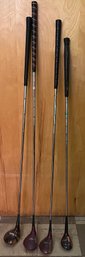 Vintage Assorted Golf Clubs - 4 Pieces