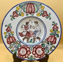 Hand Painted Ceramic Decorative Plate