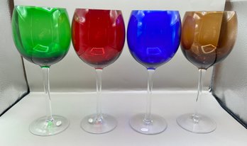 Balloon Wine Glasses, Set Of 4
