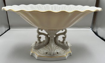 Lenox Aquarius Collection Pedestal Centerpiece Bowl