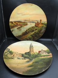 Frauendorf & Stolzenfels Cardboard/paper Plates - Lot Of 2